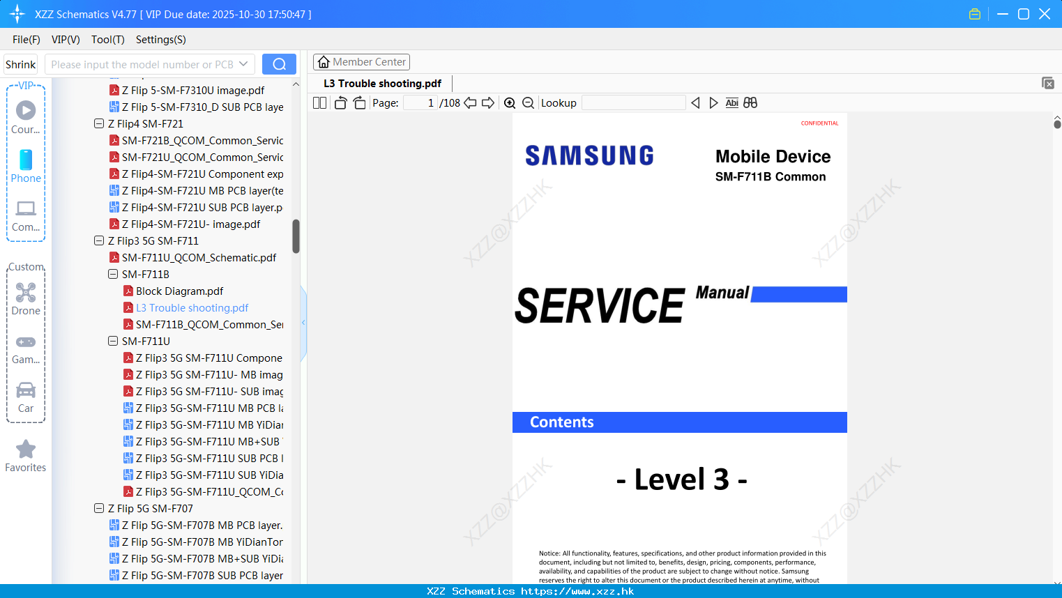 Samsung L3 Trouble Shooting